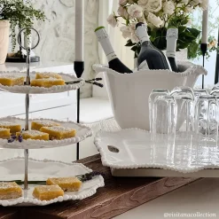 VIDA Alegria Triple Tiered Server (White)