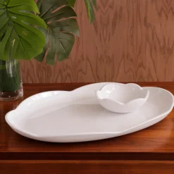 VIDA Amelia Large Platter White