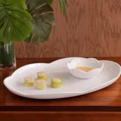 VIDA Amelia Large Platter White