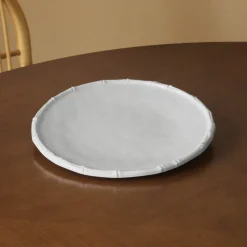 VIDA Bamboo 11" Dinner Plate Set of 4 (White)