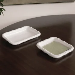 VIDA Bamboo Beverage Napkin Holder (White)