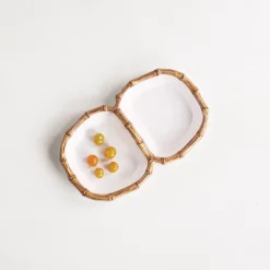 VIDA Bamboo Double Dip (White and Natural)