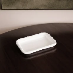 VIDA Bamboo Guest Towel Holder (White)