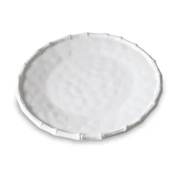 VIDA Bamboo Round Platter (White)
