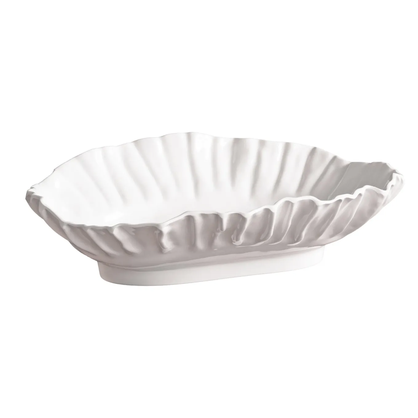 VIDA Bloom Large Oval Bowl (White)