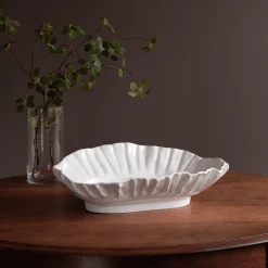 VIDA Bloom Large Oval Bowl (White)