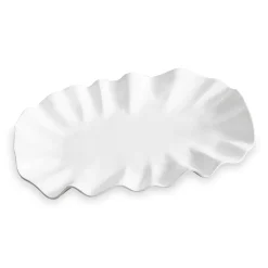 VIDA Bloom Large Oval Platter (White)
