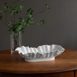 VIDA Bloom Large Rectangle Bowl (White)