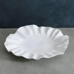 VIDA Bloom Large Round Platter (White)