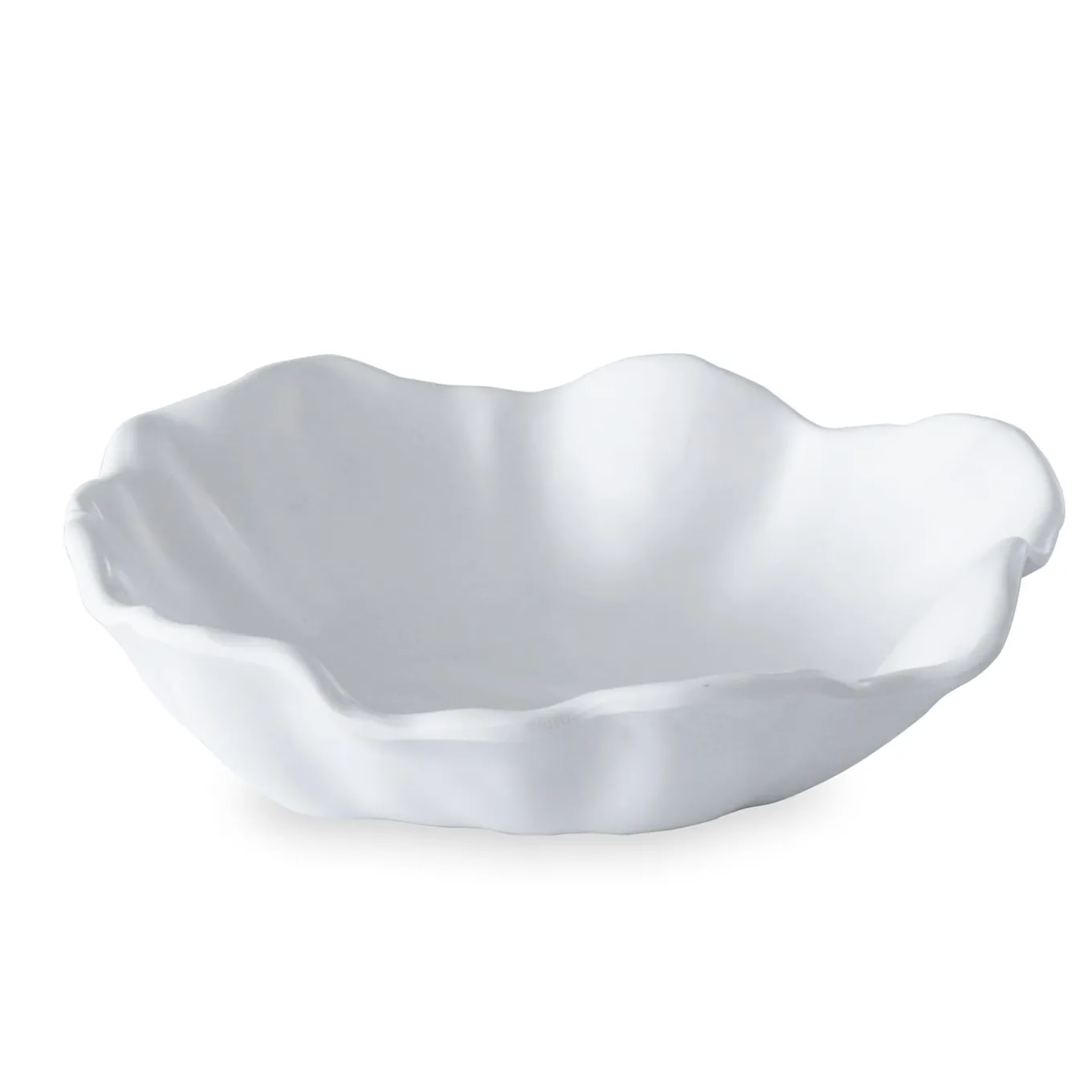 VIDA Bloom Medium Wavy Bowl (White)