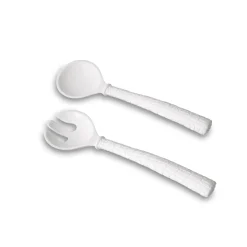 VIDA Croc Salad Servers (White)