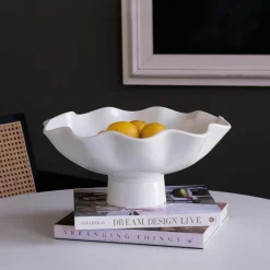 VIDA Havana Carola Large Pedestal White