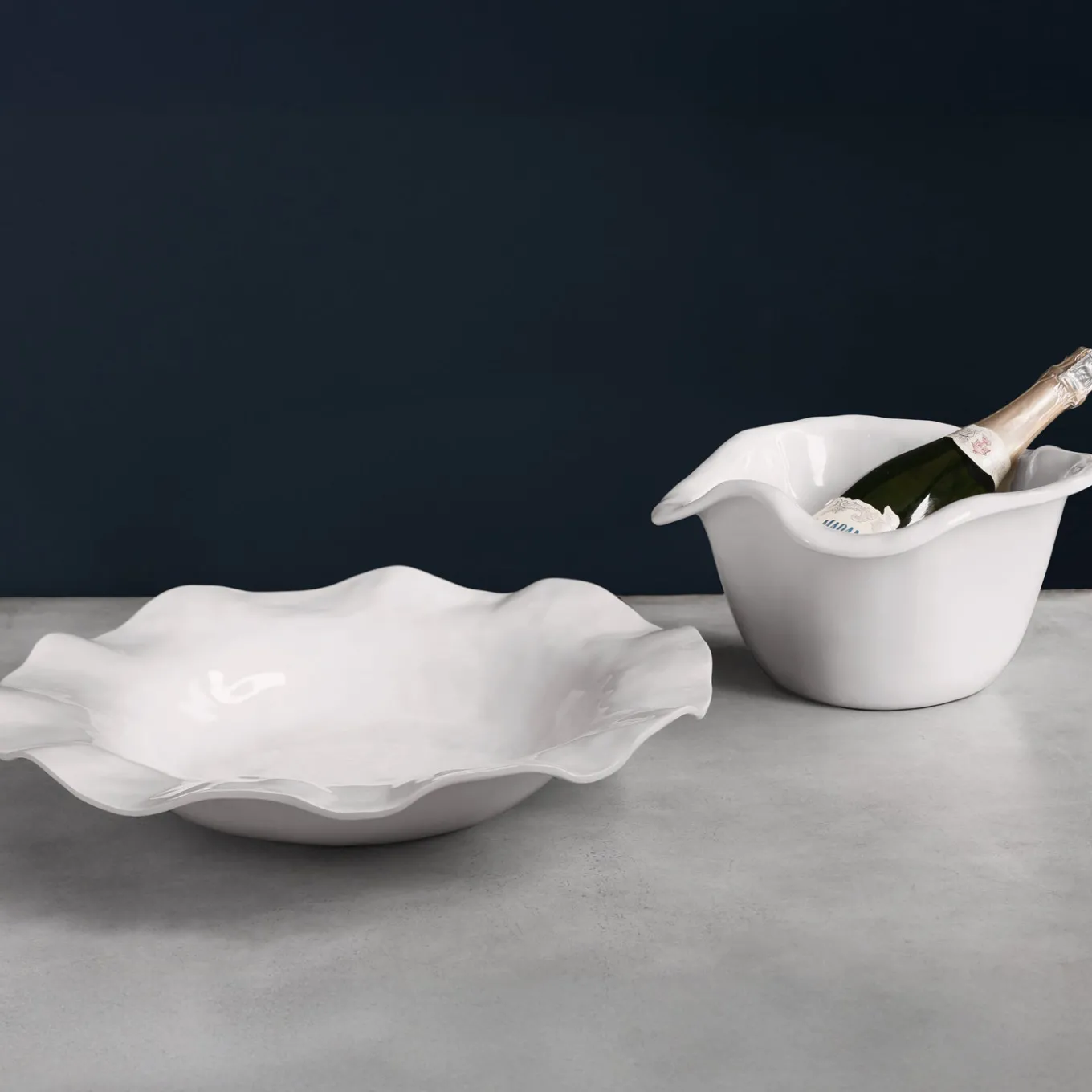 VIDA Havana Extra Large Bowl (White)