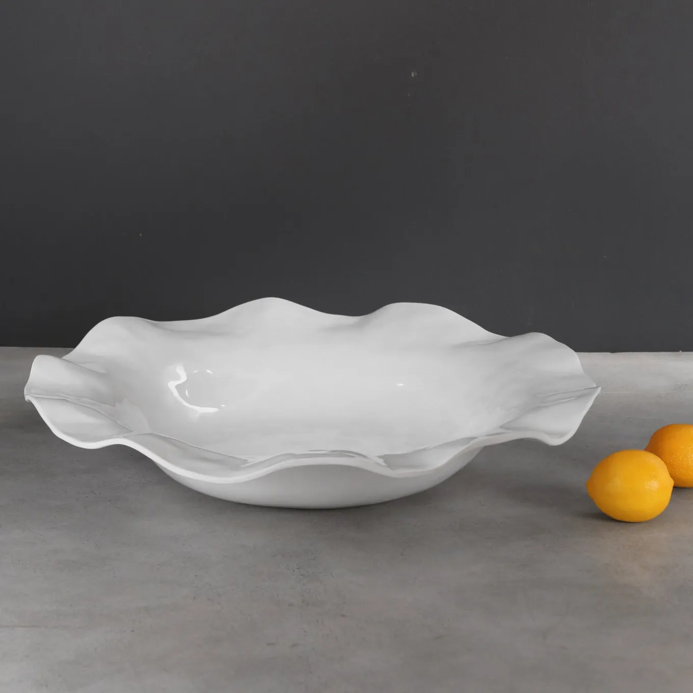 VIDA Havana Extra Large Bowl (White)