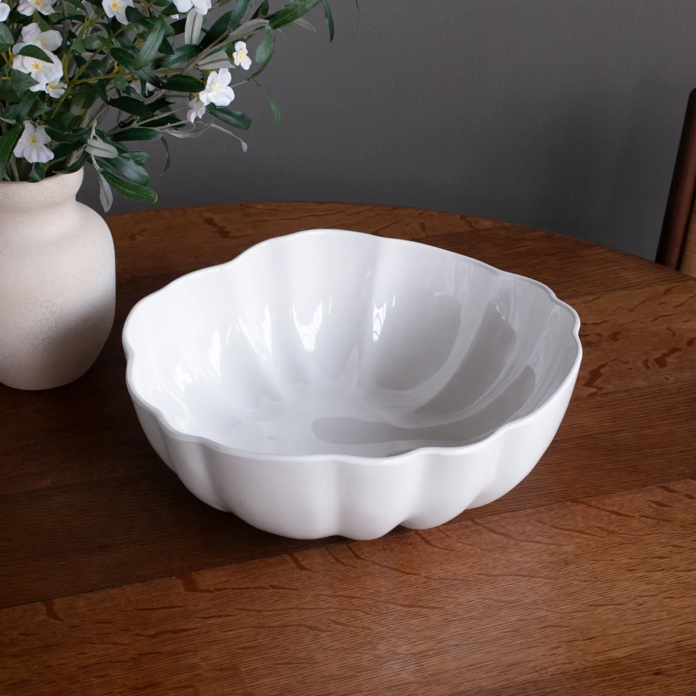VIDA Havana Rita Large Bowl White