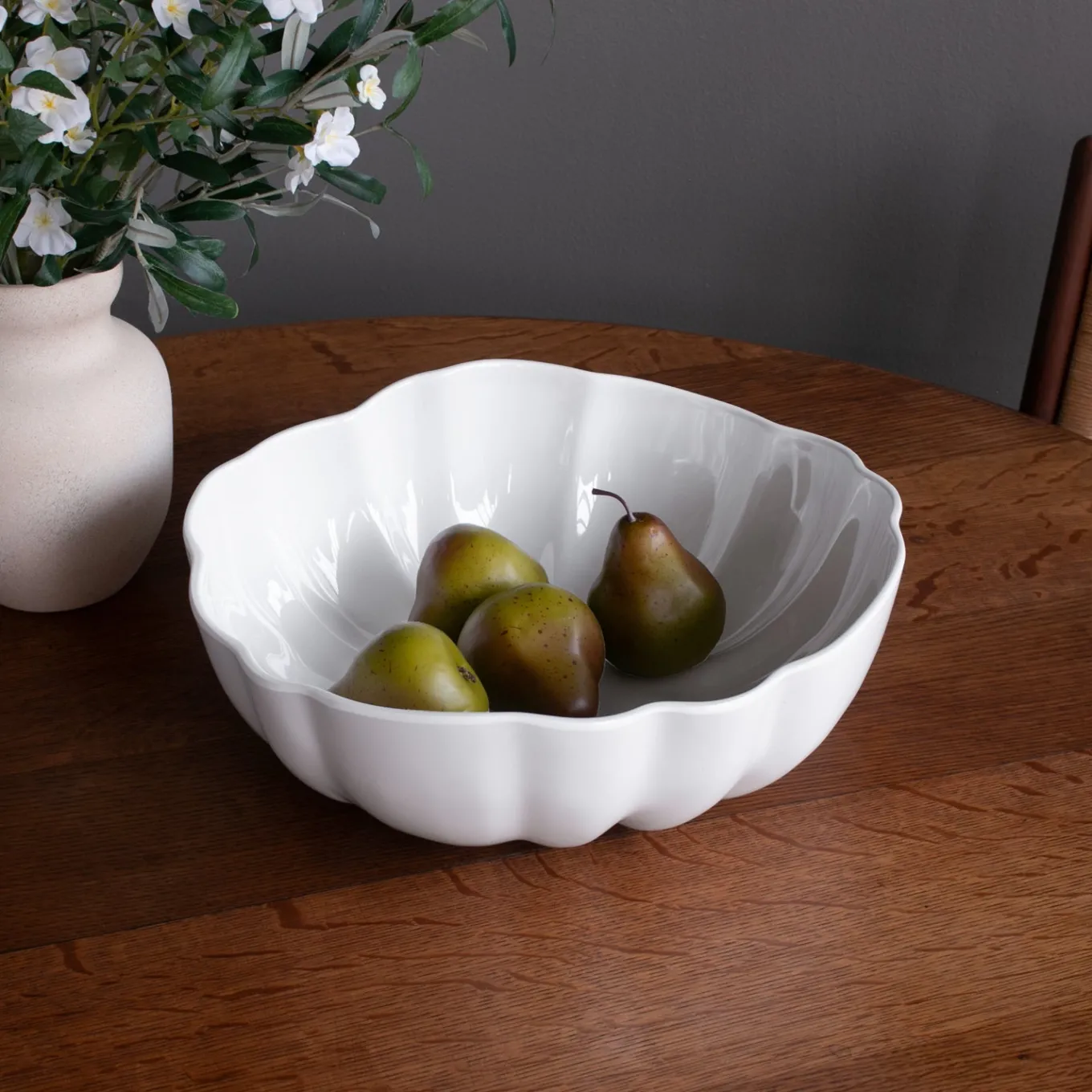 VIDA Havana Rita Large Bowl White