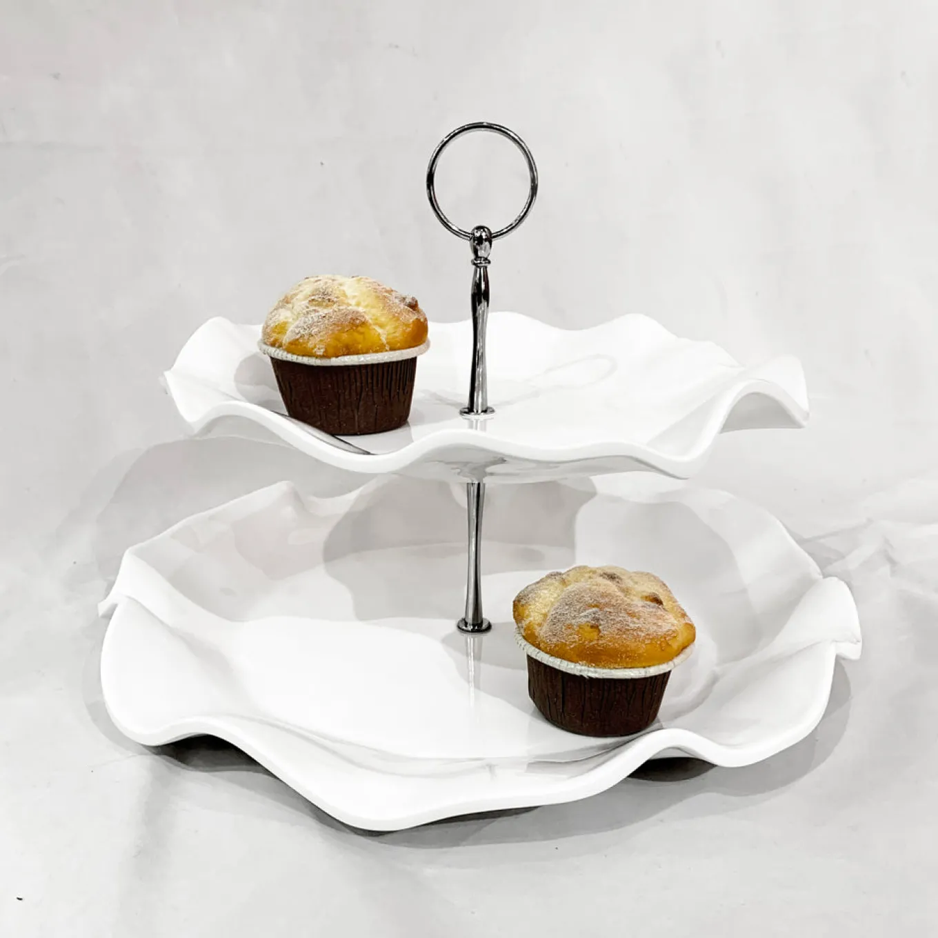 VIDA Havana Two Tiered Server (White)