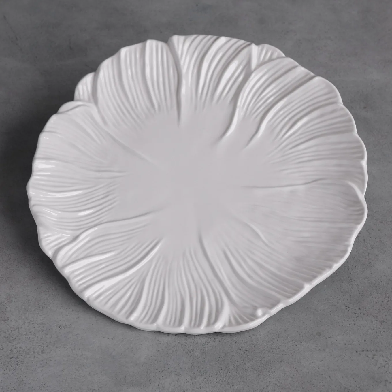 VIDA Lettuce 13" Charger Set of 4 (White)