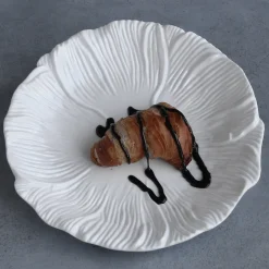 VIDA Lettuce 9" Salad Plate Set of 4 (White)