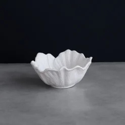 VIDA Lettuce Cereal Bowl Set of 4 (White)