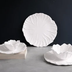 VIDA Lettuce Cereal Bowl Set of 4 (White)