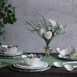 VIDA Lettuce Cereal Bowl Set of 4 (White)