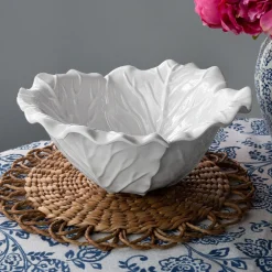 VIDA Lettuce Large Bowl (White)