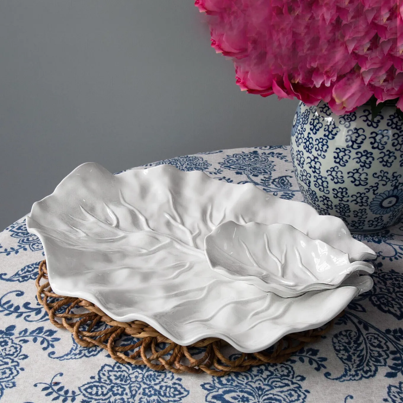 VIDA Lettuce Leaf Chip & Dip (White)