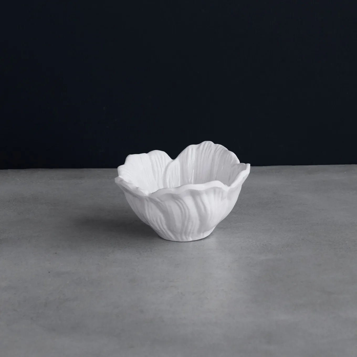 VIDA Lettuce Mini Dip Bowl Set of 4 (White)