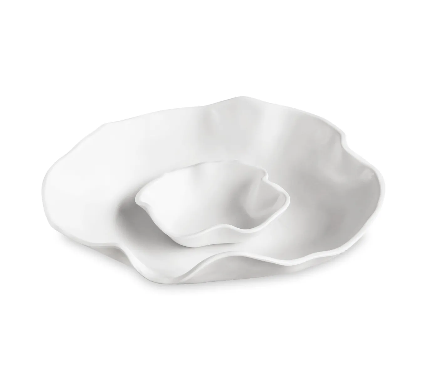 VIDA Nube Bowl with Dip (White)