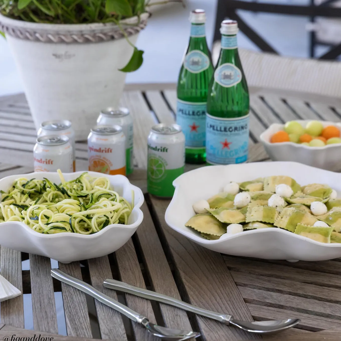 VIDA Nube Bowl with Dip (White)