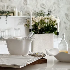 VIDA Nube Extra Large Oval Centerpiece (White)