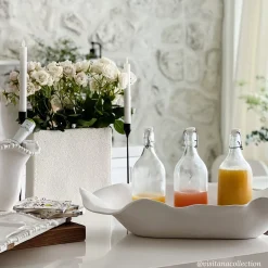 VIDA Nube Extra Large Oval Centerpiece (White)