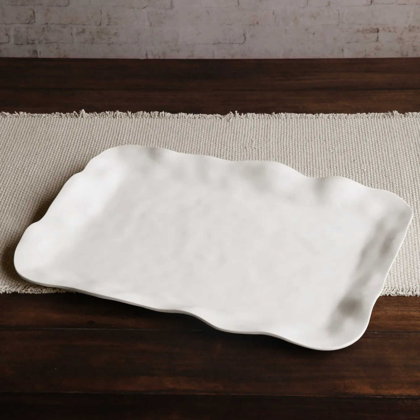 VIDA Nube Extra Large Rectangular Tray (White)
