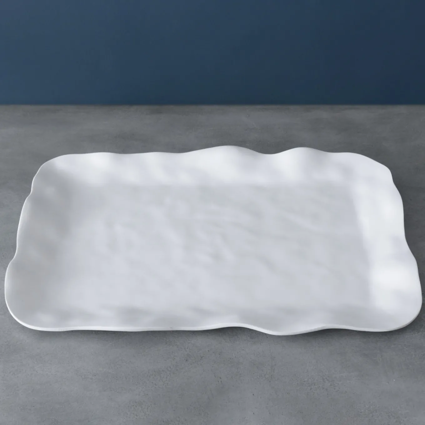 VIDA Nube Extra Large Rectangular Tray (White)