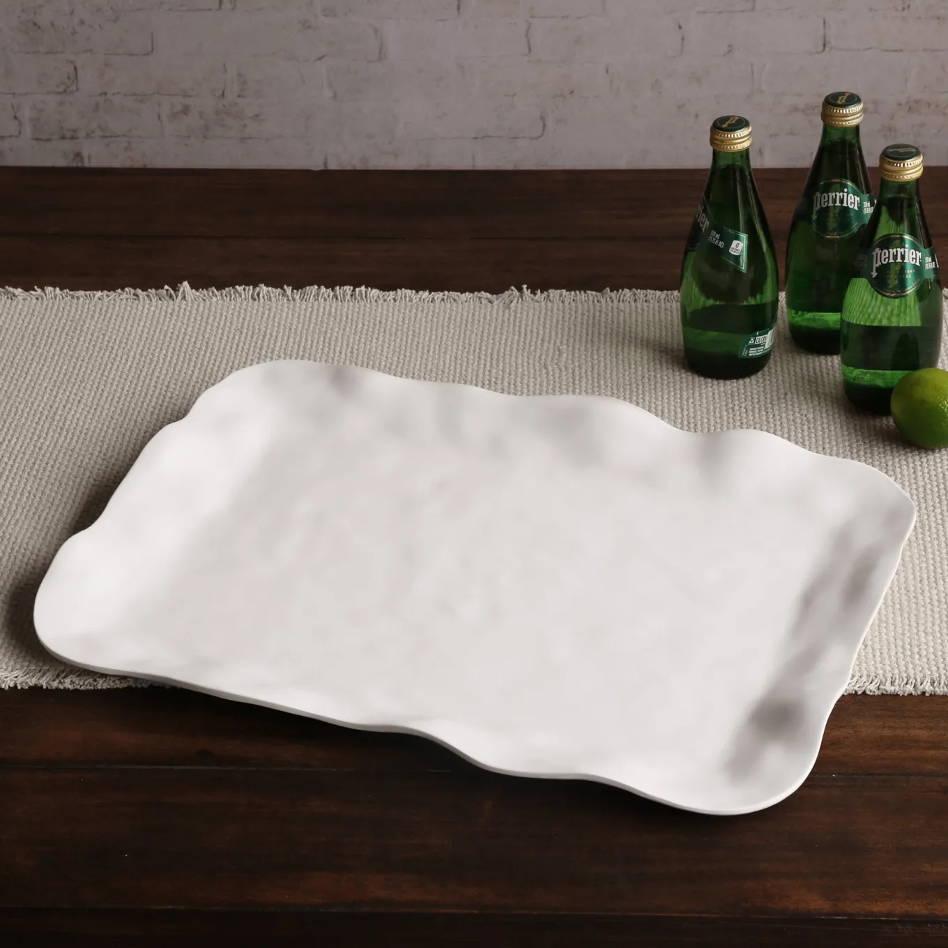 VIDA Nube Extra Large Rectangular Tray (White)