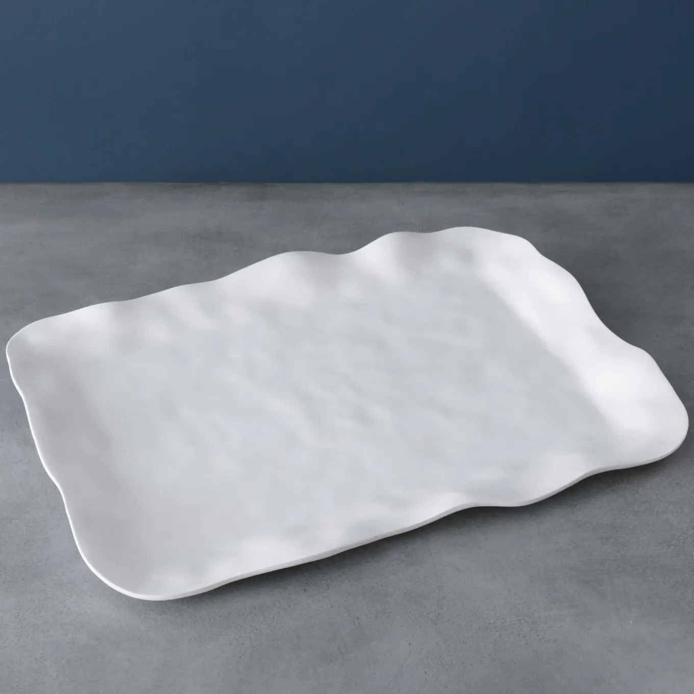 VIDA Nube Extra Large Rectangular Tray (White)