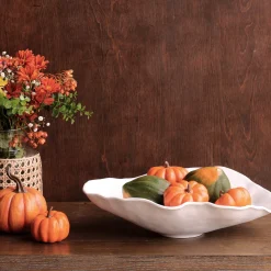 VIDA Nube Large Oval Bowl (White)