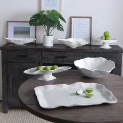 VIDA Nube Large Round Bowl (White)