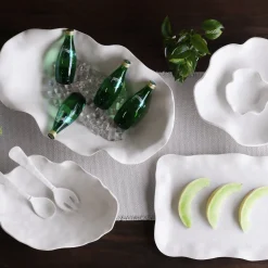 VIDA Nube Large Salad Servers (White)