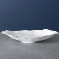 VIDA Nube Medium Oval Bowl (White)