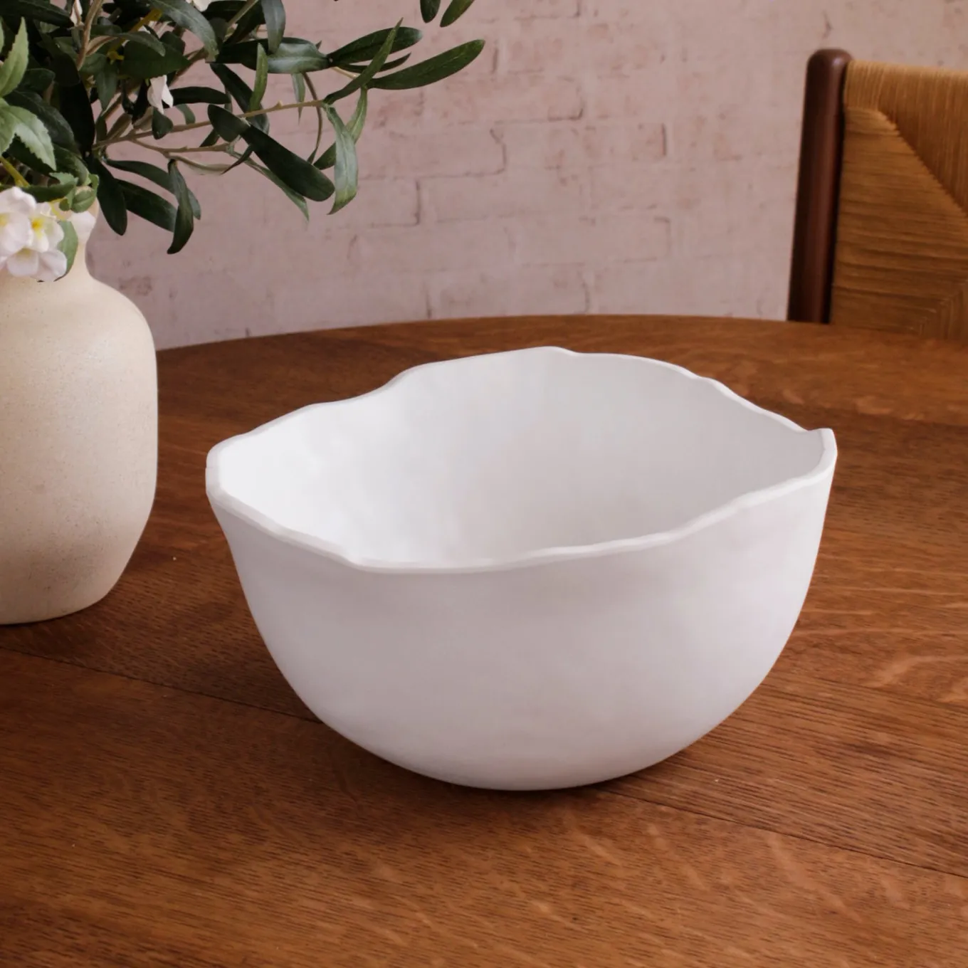 VIDA Nube Osaka Medium Bowl White