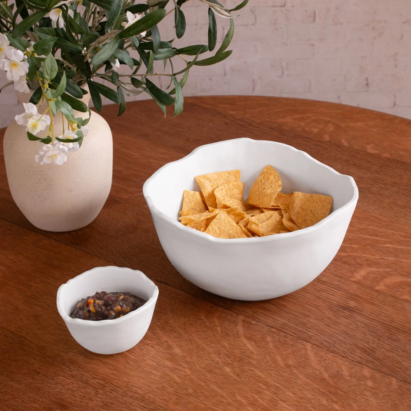 VIDA Nube Osaka Medium Bowl White