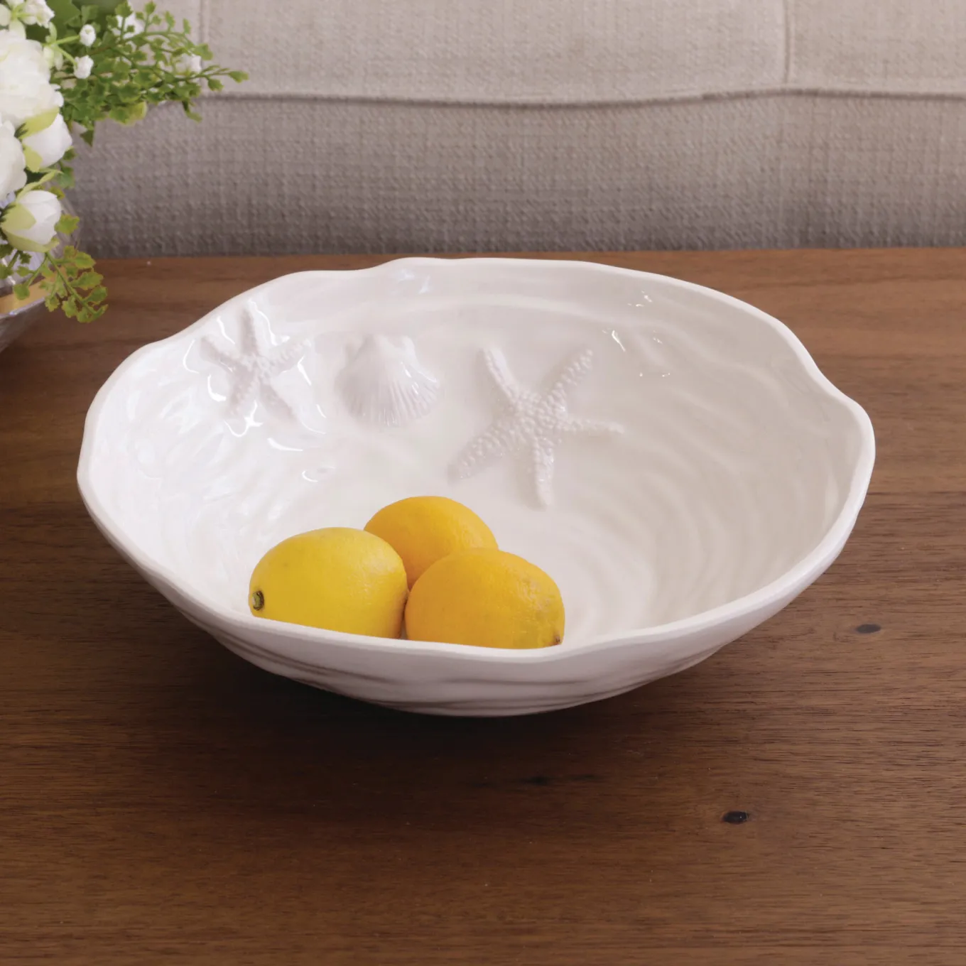 VIDA Ocean Aruba Large Bowl (White)