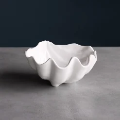 VIDA Ocean Shell Small Bowl (White)