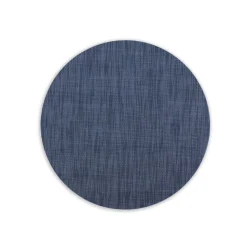 VIDA Round Woven Placemats Set of 4 (Navy)
