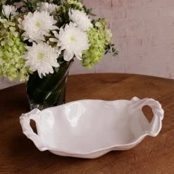 VIDA Sasha Medium Bowl with Handles White