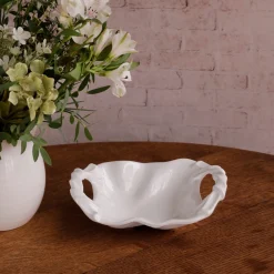 VIDA Sasha Small Bowl with Handles White