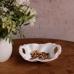 VIDA Sasha Small Bowl with Handles White