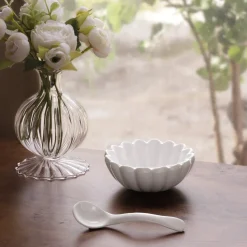 VIDA Vienna Mini Bowl with Spoon White